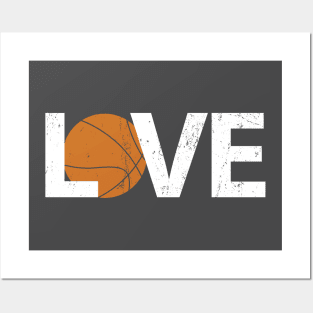 Basketball LOVE Posters and Art